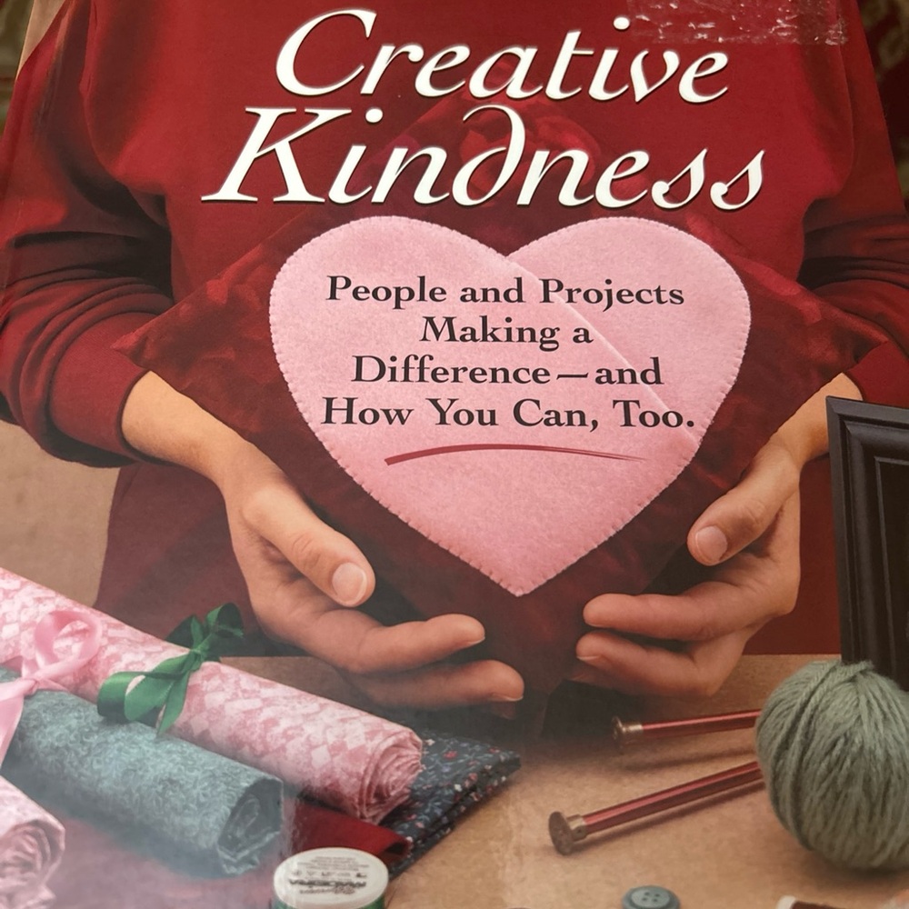 Creative Kindness Book with Pink and Red Cover